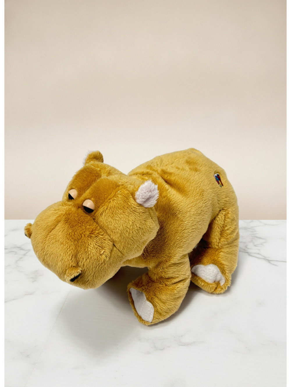 Ganz Webkinz Plush Hippo Stuffed Soft Animal Toy GUC Hippopotamus